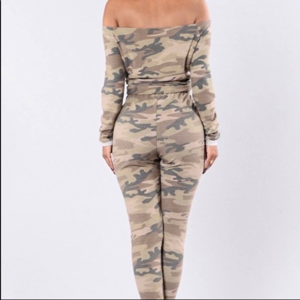 Fashion Nova Jumpsuit Camo